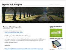 Tablet Screenshot of beyondallreligion.net